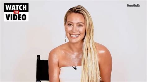 hilary duff boobs|Hilary Duff Bares All for Womens Health: Im Proud of My Body